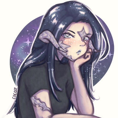 bust | painterly style